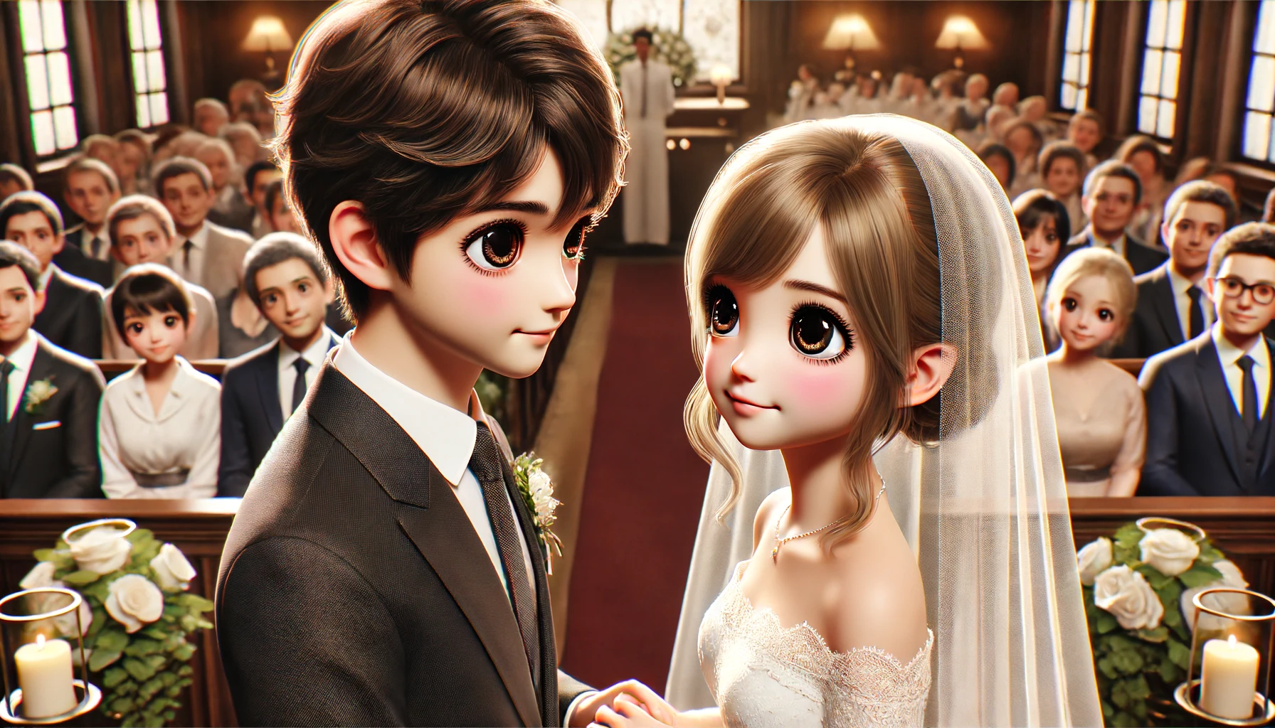 AI people having party or wedding